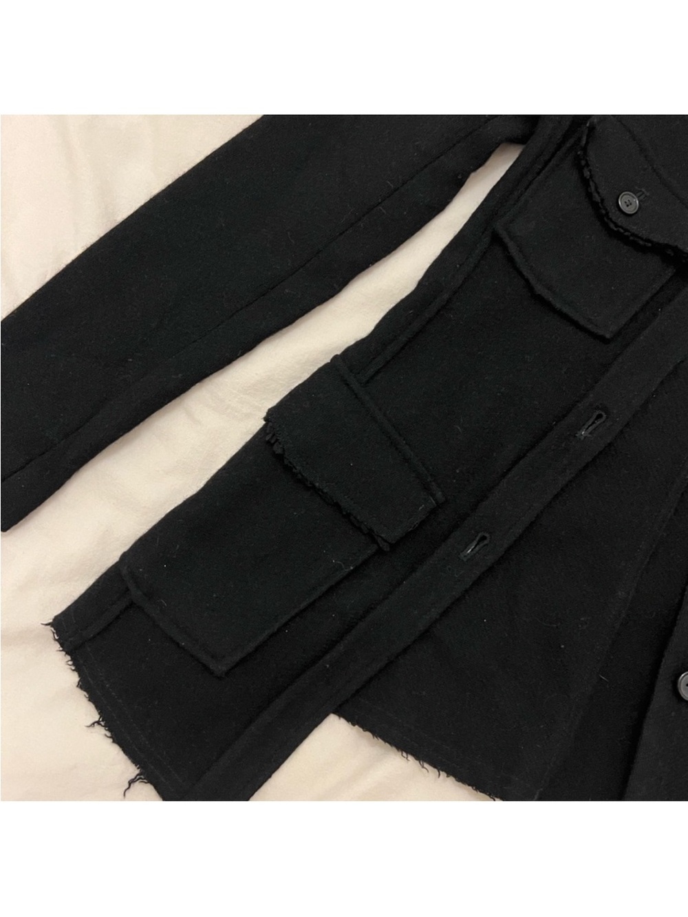 Isabel marant black wool shirt jacket size xs - Picture 8 of 12